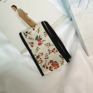 NEW Cream / Tan Floral Scarf